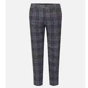 NWT‎ Dolce & Gabbana Mens Grey Plaid Wool Blend Dress Pants Trousers Size 56